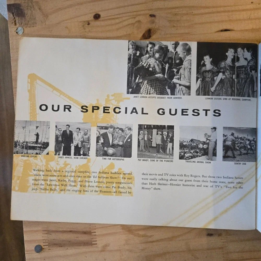 VTG 1960 BSA Jamboree Book Boy Scouts Of America Jubilee 50th Aniv. Colorado USA